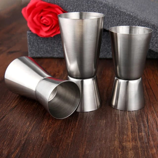 15 - 30ml Double Stainless Steel Tot Measure | - Elegant Households KE