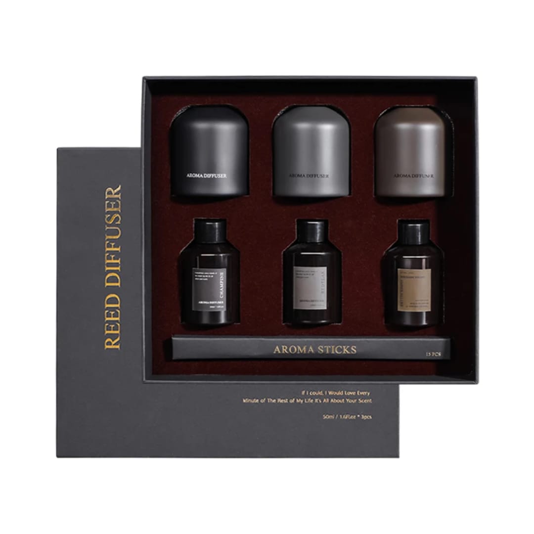 150ml Reed Diffuser Set – Luxury Long Lasting Handcrafted Home Fragrance Gift Box | - Elegant Households KE