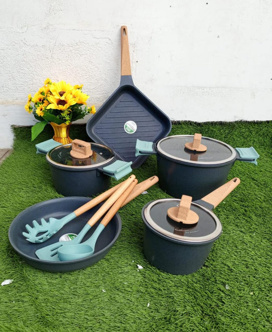 15pcs Granite cookware set | - Elegant Households KE