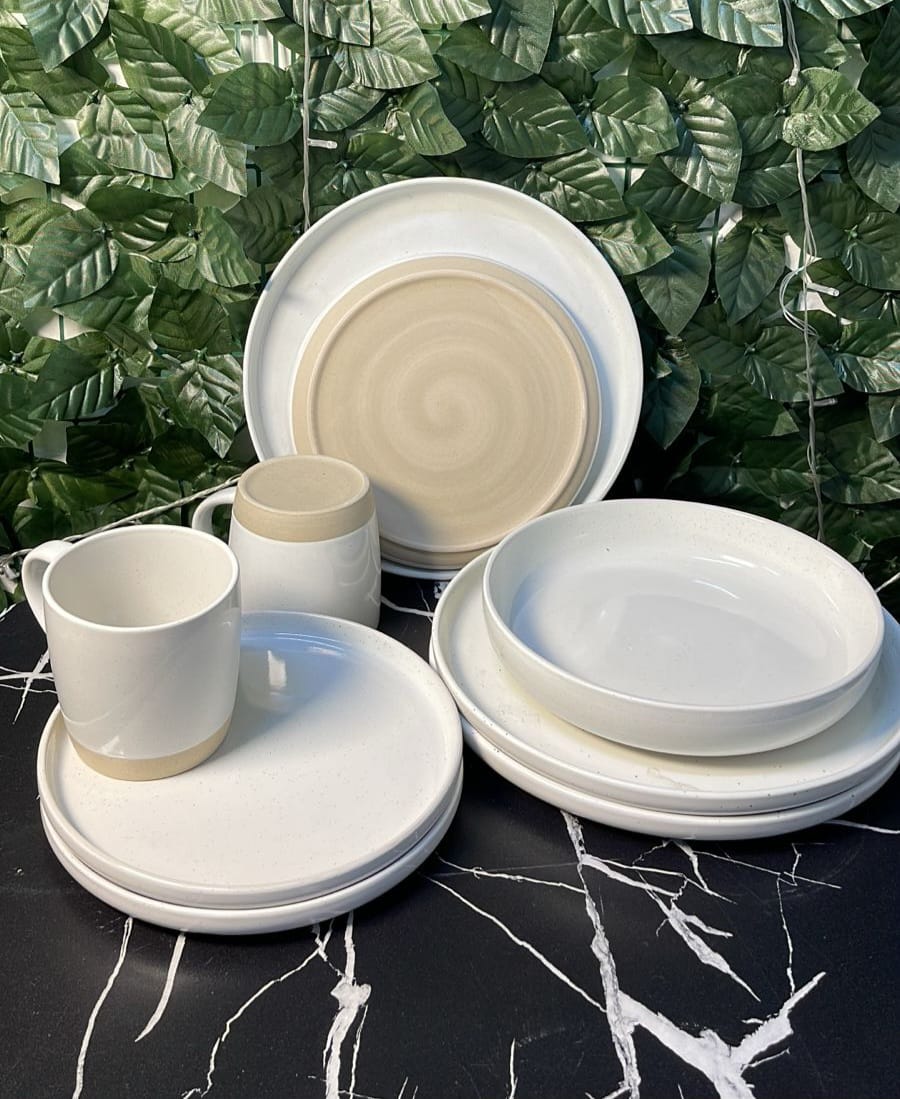 16pcs Double Glaze Ceramic Dinneer set | - Elegant Households KE