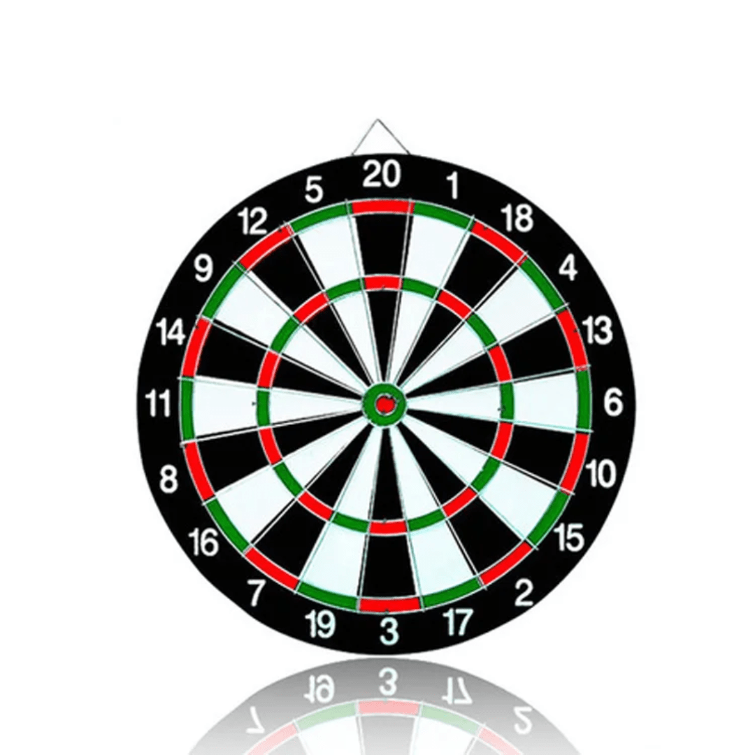 17 Inch Dart Board Game Set with Darts | - Elegant Households KE