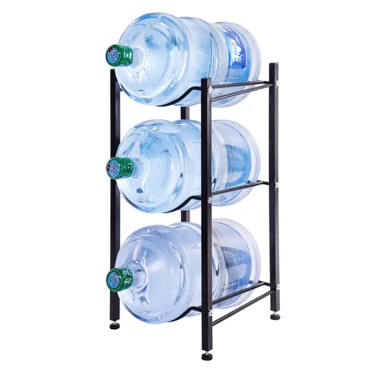 3 layer water bottle rack