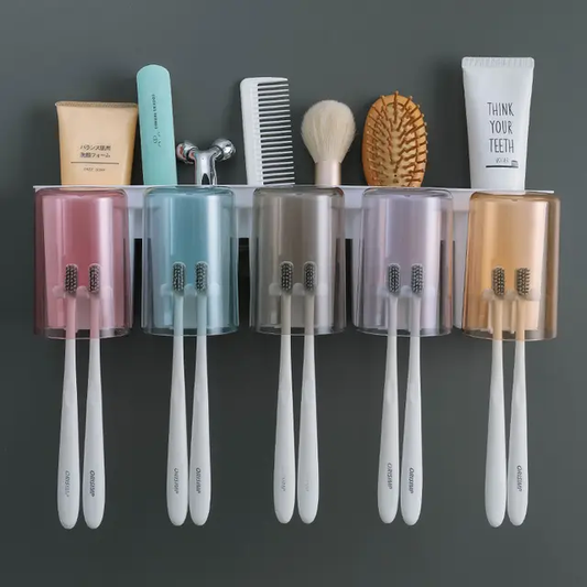 Toothbrush/Toothpaste holder