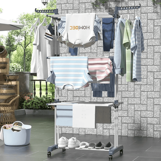 3 Layer Portable / Movable Cloth Drying Rack