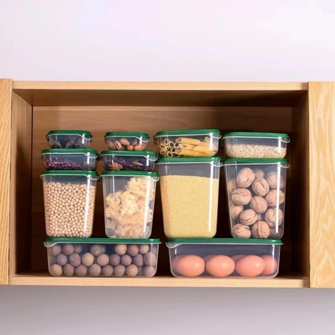 17pcs Crisper food storage containers | - Elegant Households KE