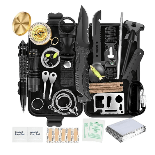 18 - in - 1 Survival Gear and Equipment Kit | - Elegant Households KE