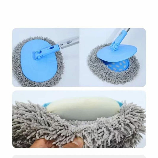 180° Rotatable oval head cleaning mop | - Elegant Households KE