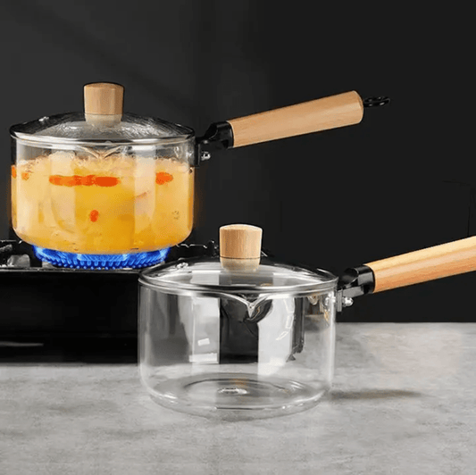 1.8L Borosilicate Glass Cookware – Durable & Elegant | - Elegant Households KE