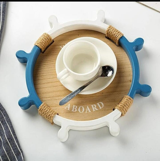2 in 1 Tray Sailor Theme serving tray | - Elegant Households KE