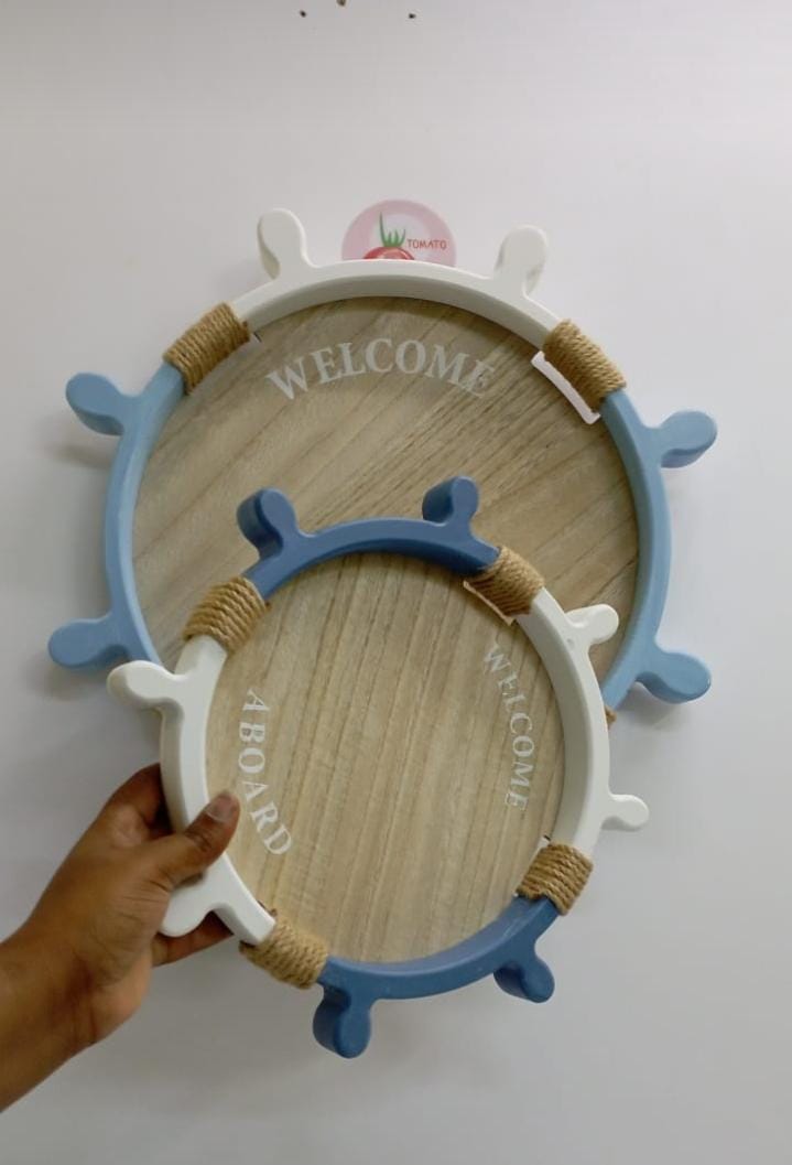 2 in 1 Tray Sailor Theme serving tray | - Elegant Households KE