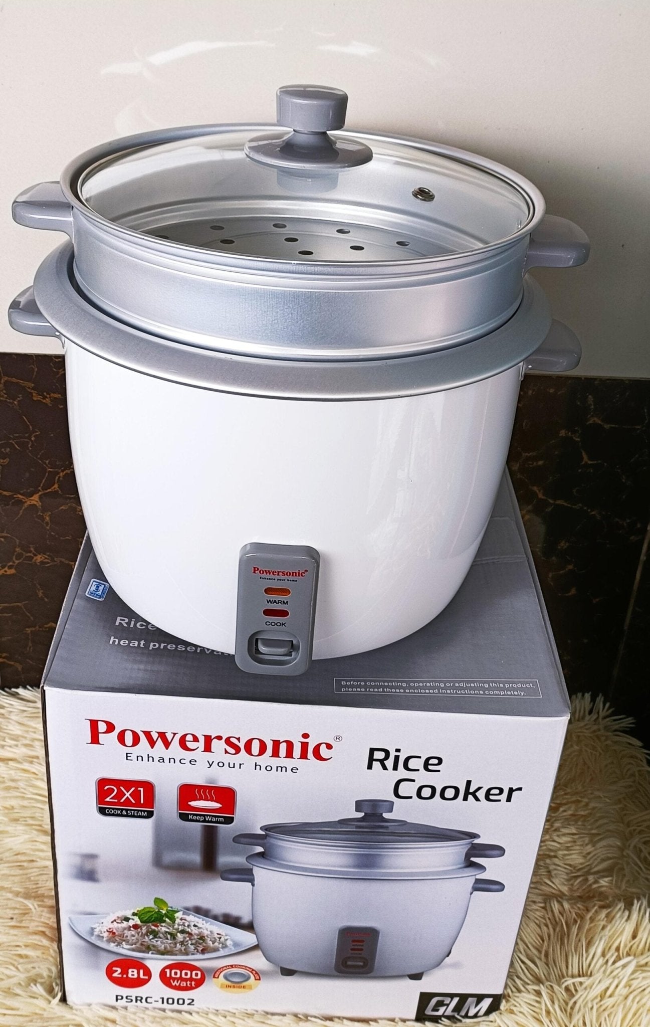 Powersonic Rice Cooker Kenya – Rice Cooker & Steamer 1.8L / 2.8L