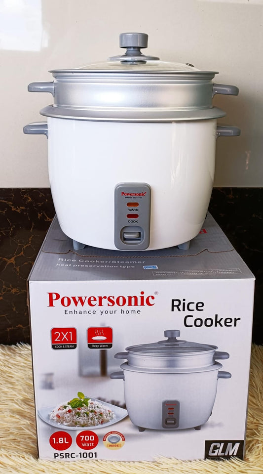Powersonic Rice Cooker Kenya – Rice Cooker & Steamer 1.8L / 2.8L