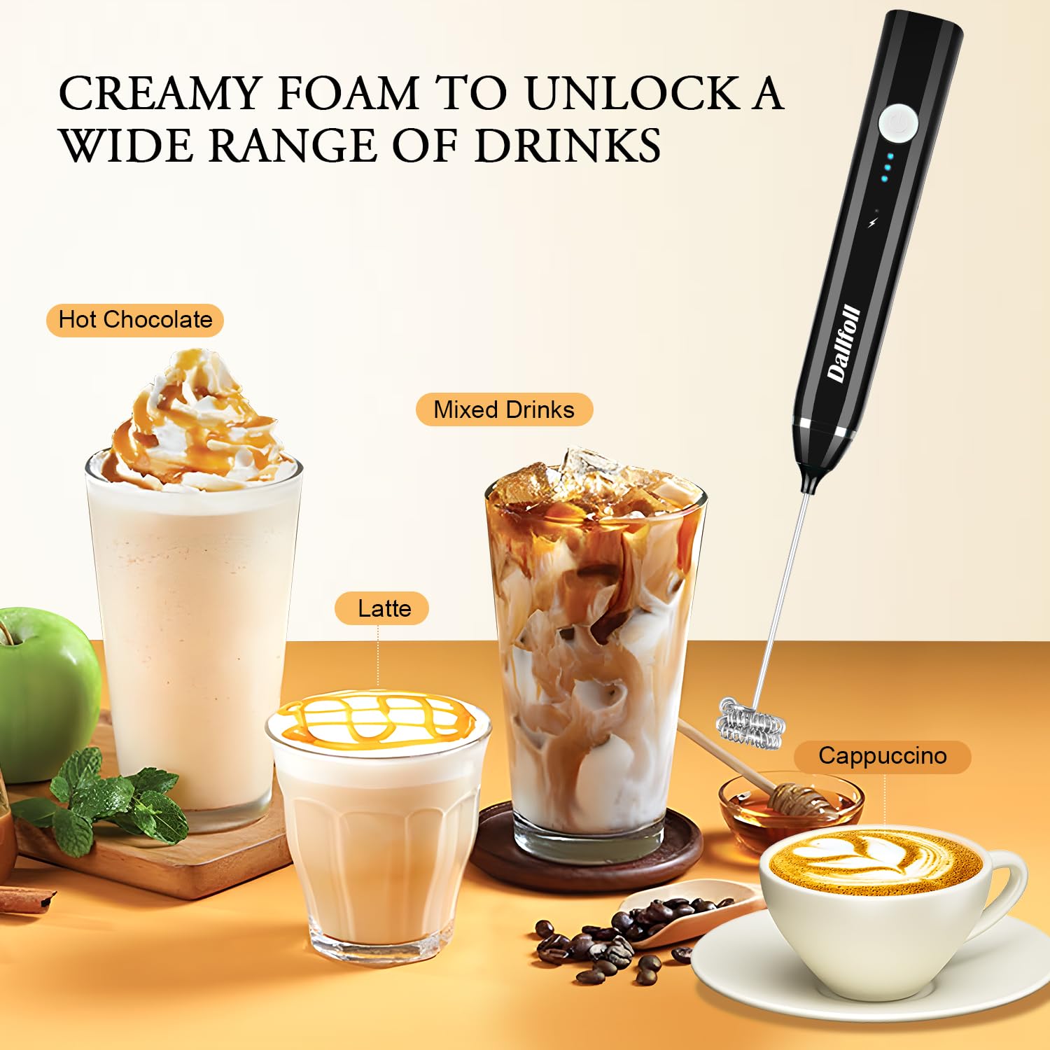 2 in1 Electric Milk Frother | - Elegant Households KE