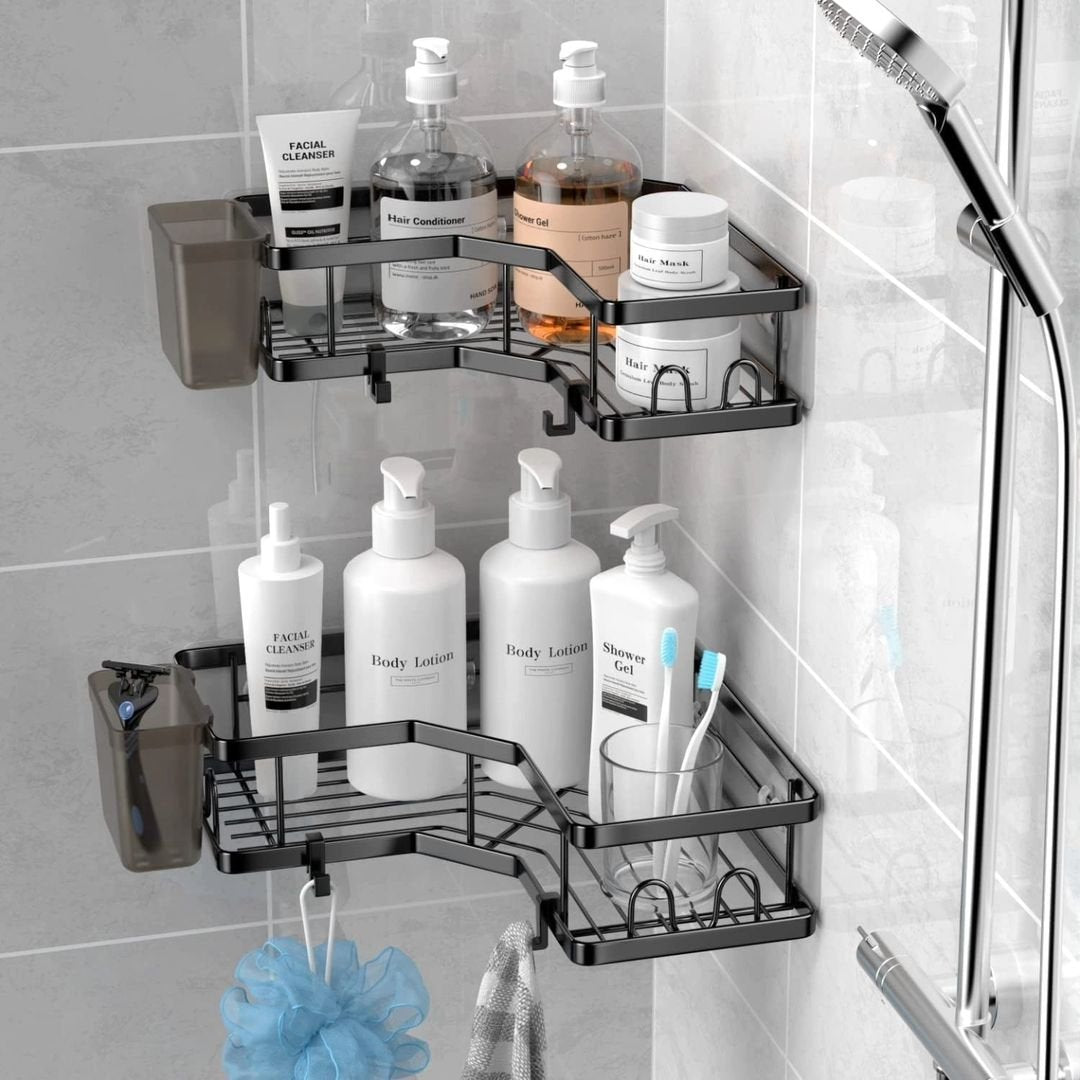2 - Pack Shower Caddy Shelf | - Elegant Households KE