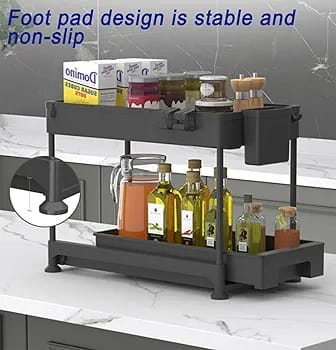 2-Tier Multi-Purpose Rack Kenya – Carbon Steel Storage Shelf Rack