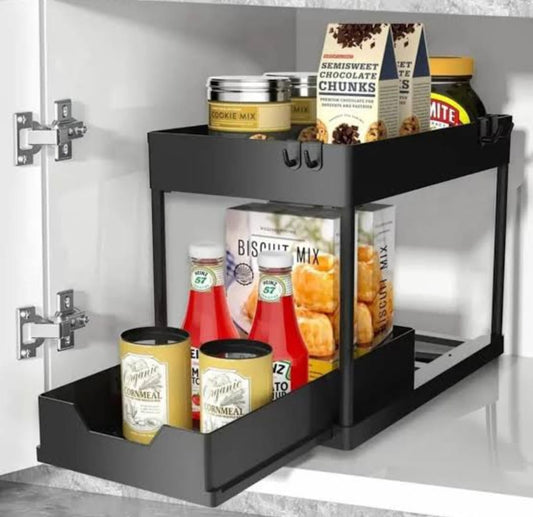 2-Tier Multi-Purpose Rack Kenya – Carbon Steel Storage Shelf Rack
