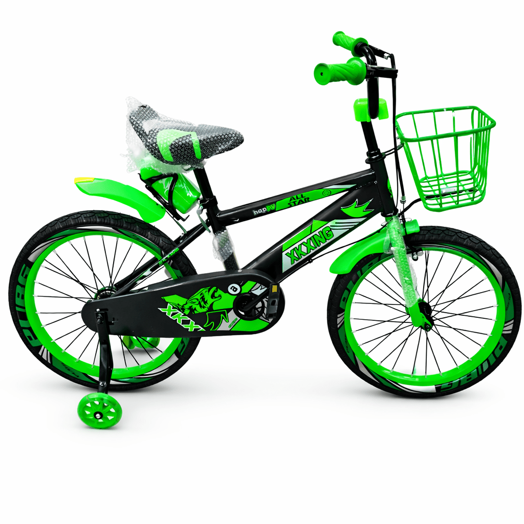 20 Inch Kids Bike with Training Wheels and Basket | - Elegant Households KE