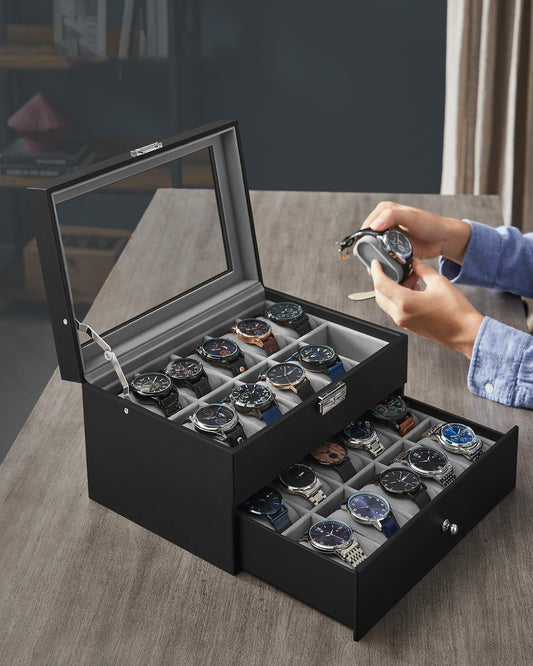 Watch Box Price in Kenya – 20 Slots Watch Organizer Storage Box