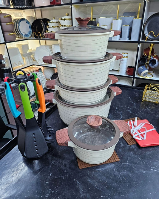 20pcs UCC LIFE Granite Cookware Set | - Elegant Households KE