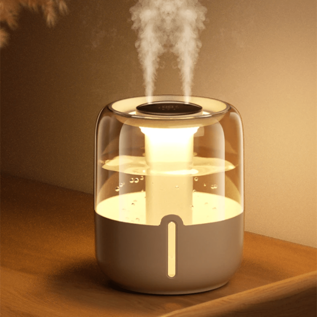2.2L Large-Capacity Humidifier | Dual Mist Outlets, 24-Hour Runtime, A ...
