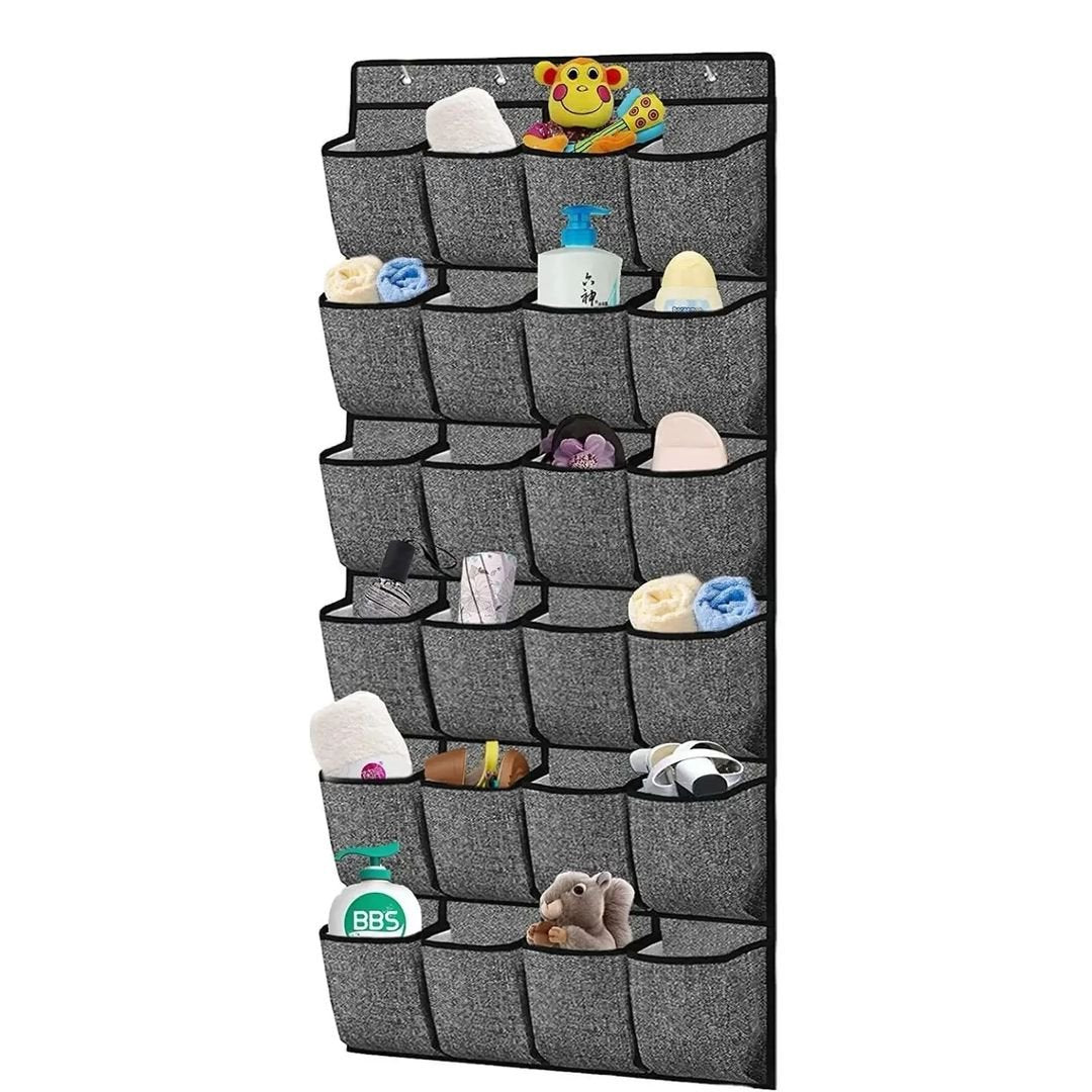 24 Pocket Shelf Wardrobe Storage Bag | - Elegant Households KE