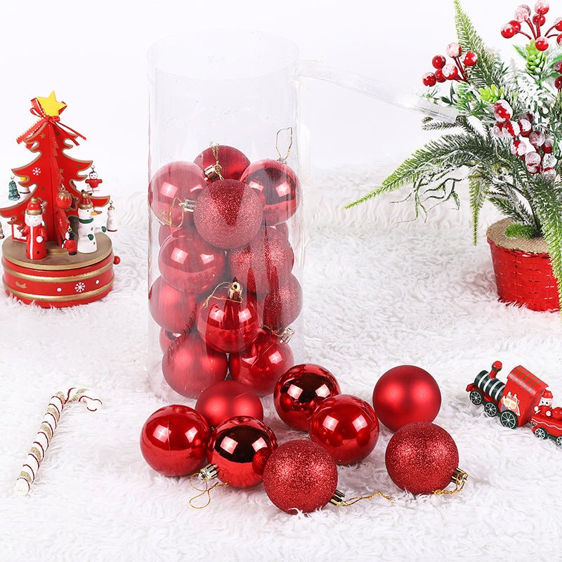 24pcs Christmas balls decor set | - Elegant Households KE