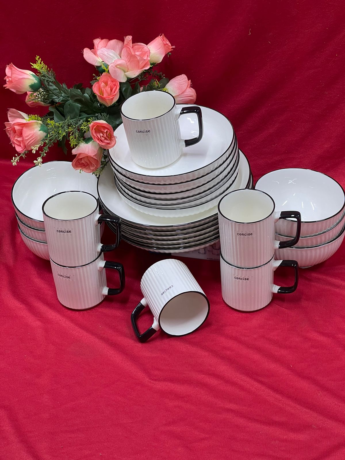 24pcs JAPANESE Dinner set  | - Elegant Households KE