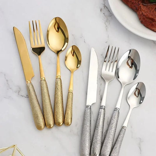 24pcs Nordic Design Cutlery Set | - Elegant Households KE