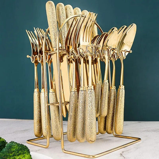 24pcs Nordic Design Cutlery Set | - Elegant Households KE