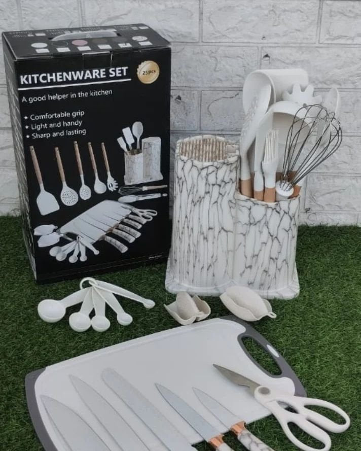 25pcs Kitchenware Set | - Elegant Households KE