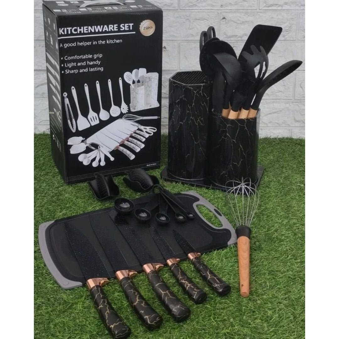 25pcs Kitchenware Set | - Elegant Households KE