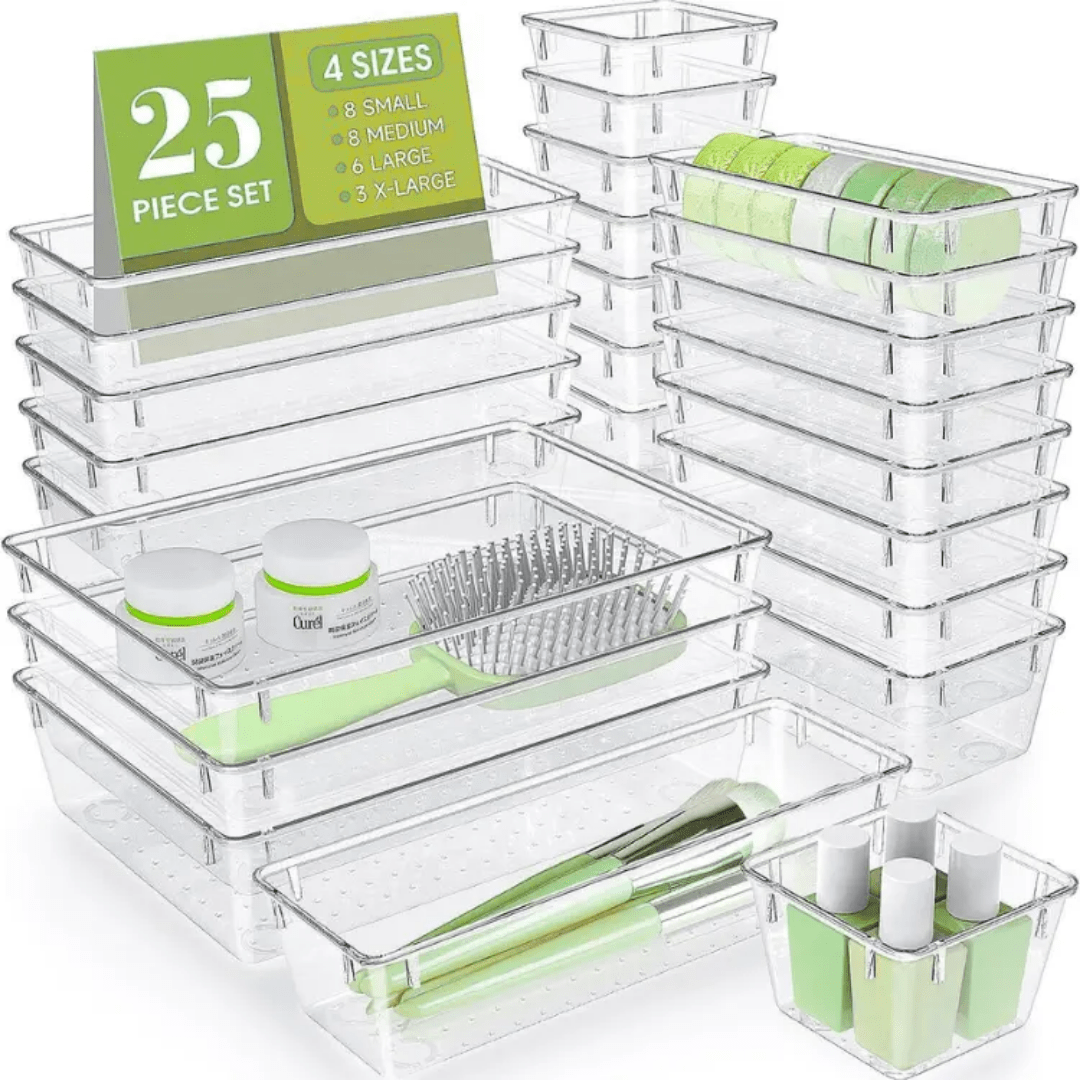 25pcs set drawer organizers | - Elegant Households KE