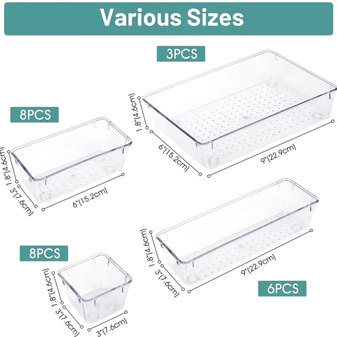 25pcs set drawer organizers | - Elegant Households KE