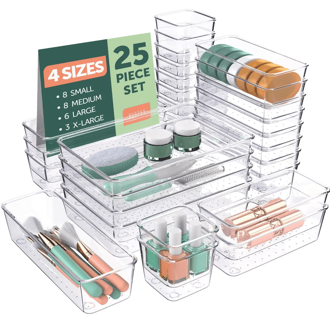 25pcs set drawer organizers | - Elegant Households KE