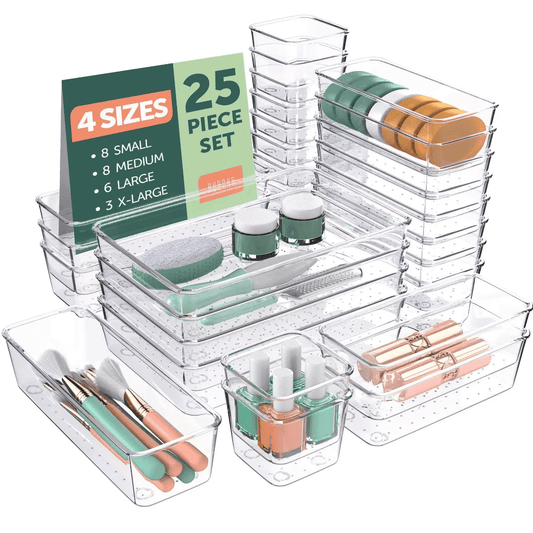 25pcs set drawer organizers | - Elegant Households KE