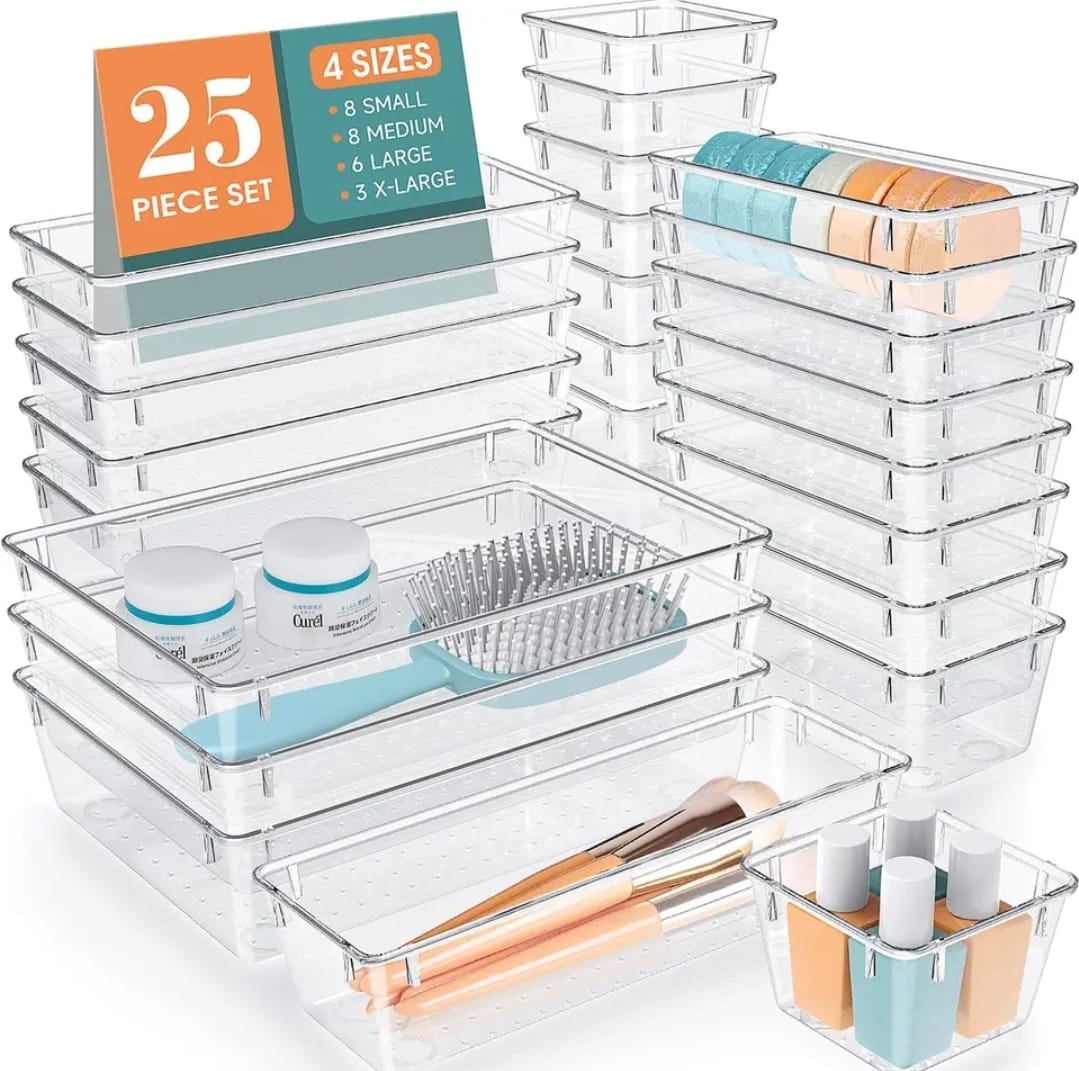25pcs set drawer organizers | - Elegant Households KE