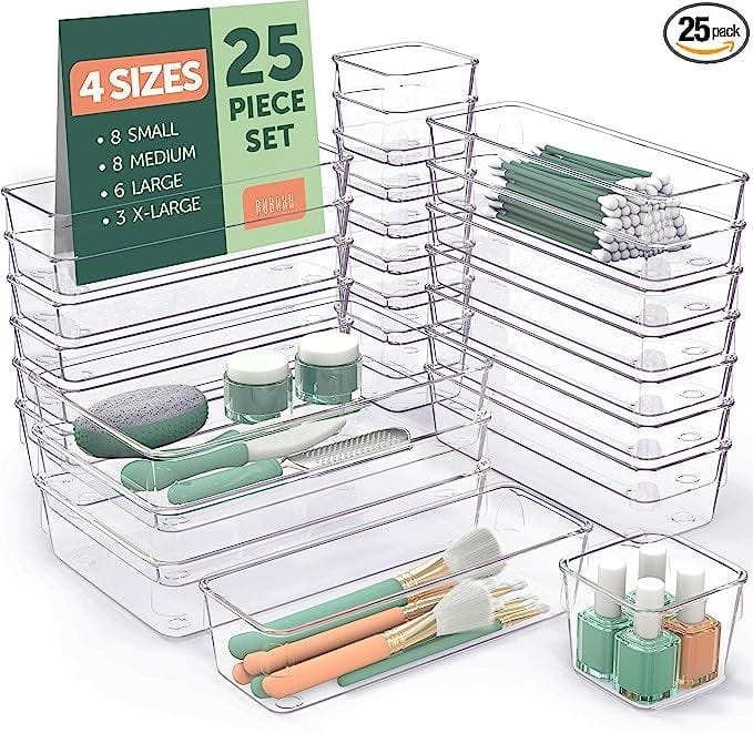 25pcs set drawer organizers | - Elegant Households KE