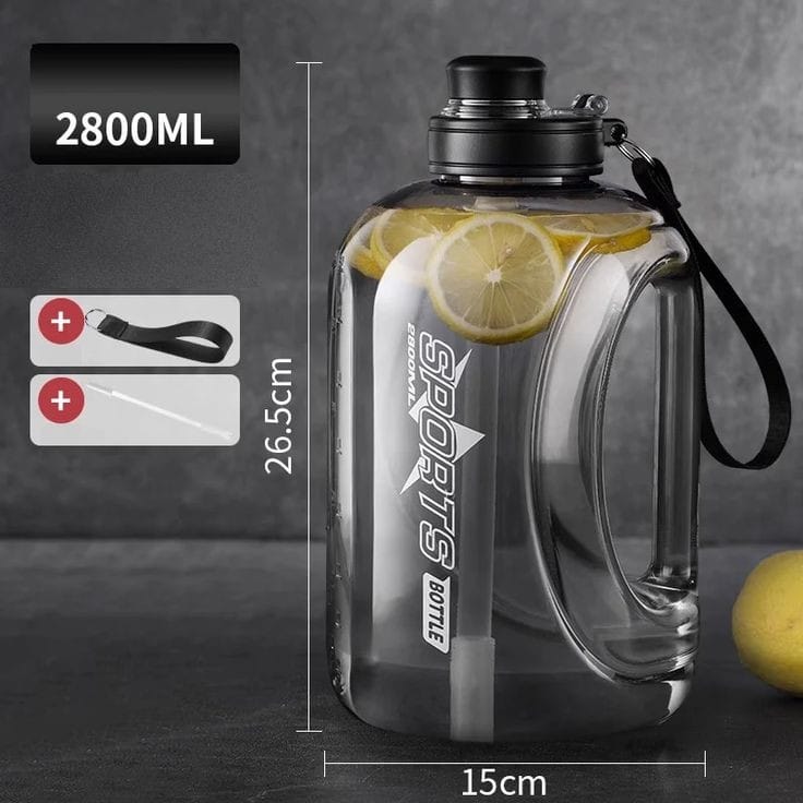 2800ml Water Bottle with Flip Lid | - Elegant Households KE