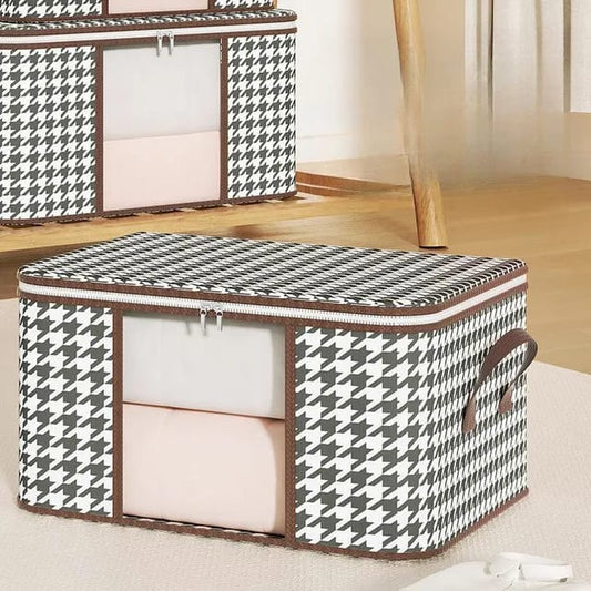 2in1 Foldable large cloth organizer storage box  | - Elegant Households KE