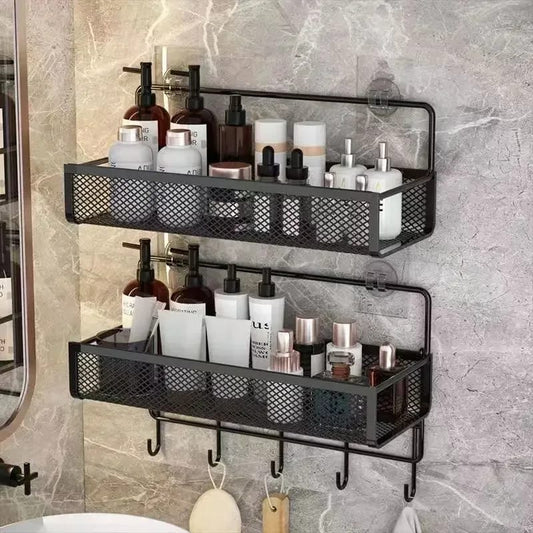 2pc set Portable Hanging Wall - mounted Storage Rack | - Elegant Households KE