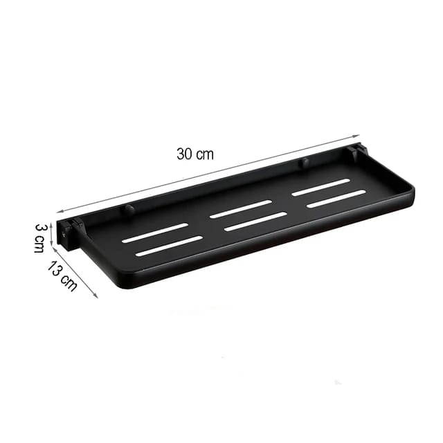 2pcs Foldable Metallic Rectangular Multi - purpose Floating shelf | - Elegant Households KE