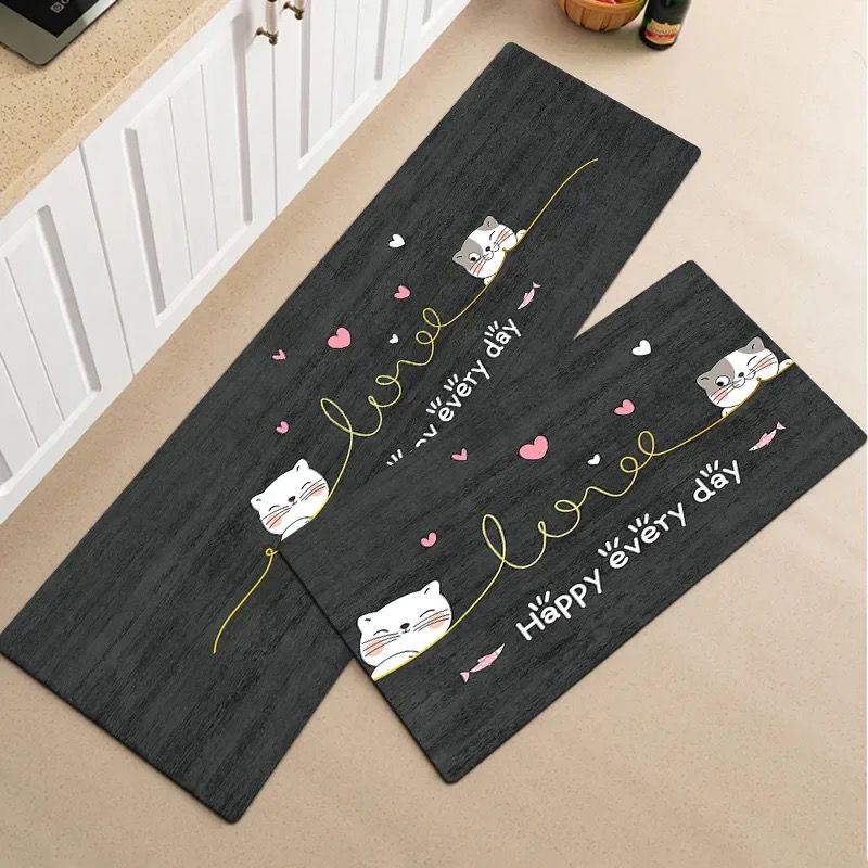 2pcs Kitchen Anti - slip Mats | - Elegant Households KE