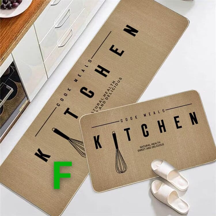 2pcs kitchen mats with rubber super non - slip underside | - Elegant Households KE