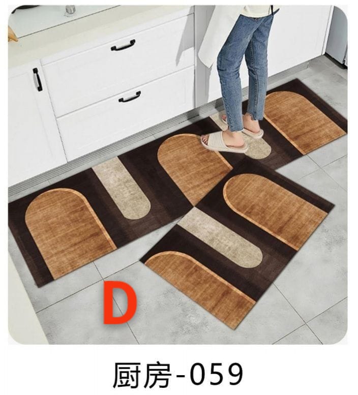 2pcs kitchen mats with rubber super non - slip underside | - Elegant Households KE