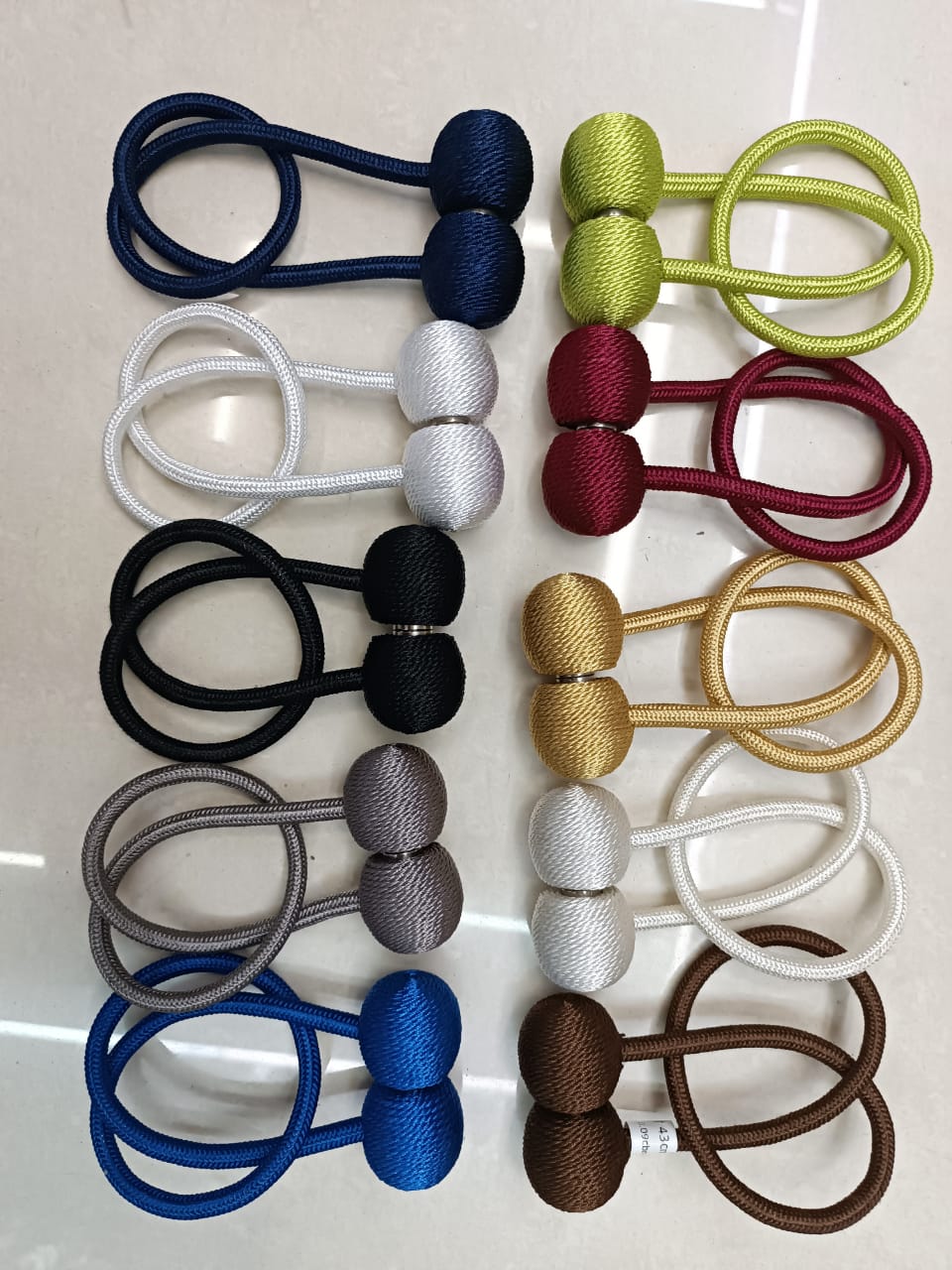 2pcs Magnetic curtain holders available  | - Elegant Households KE