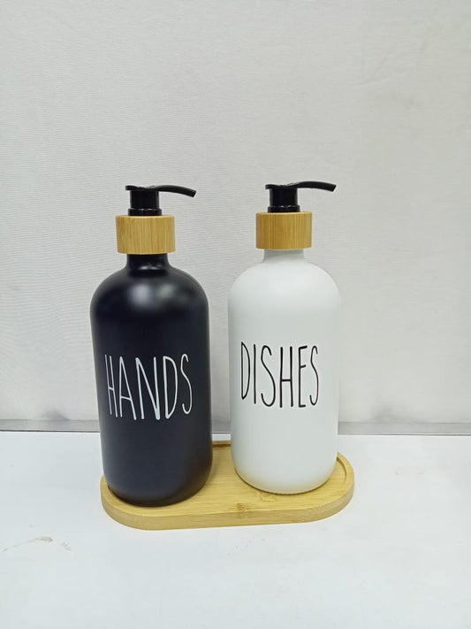 2pcs Refillable Soap dispenser | - Elegant Households KE