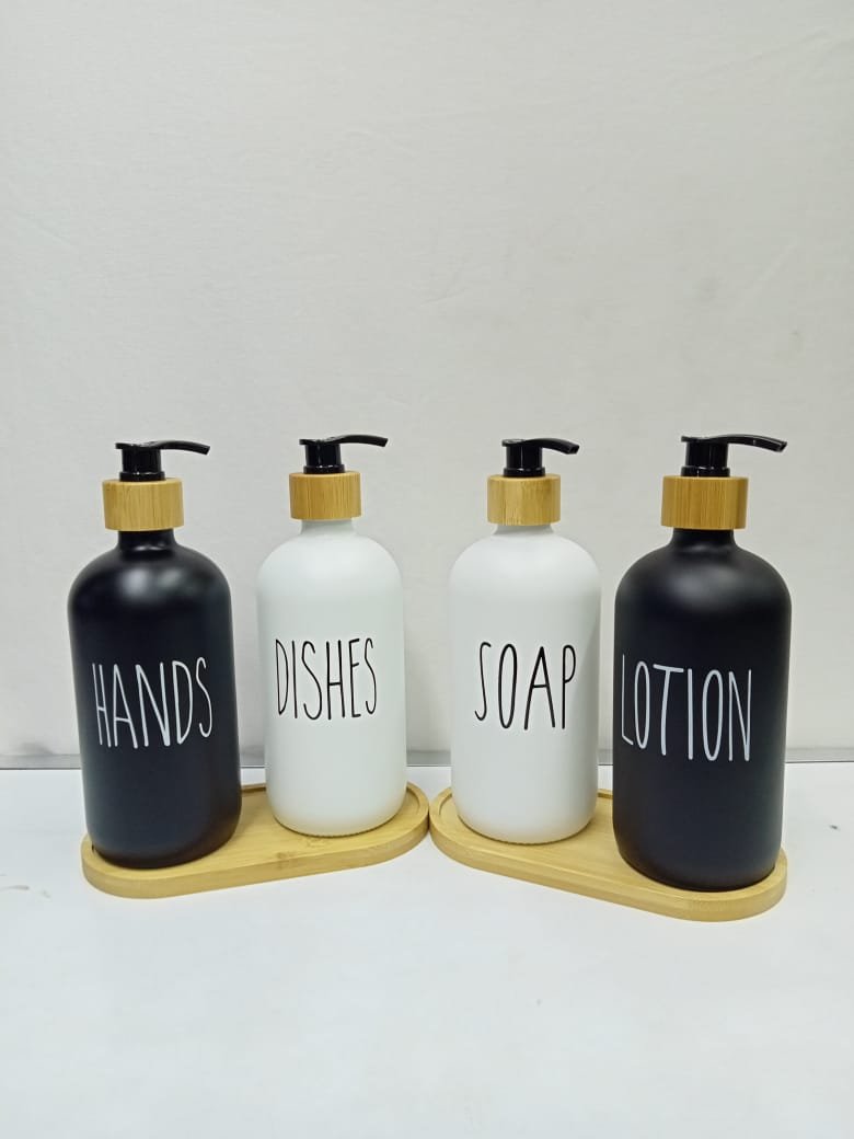 2pcs Refillable Soap dispenser | - Elegant Households KE