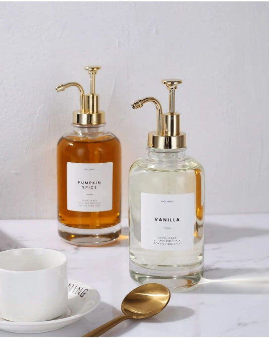 2pcs set coffee Soap/syrup dispenser | - Elegant Households KE