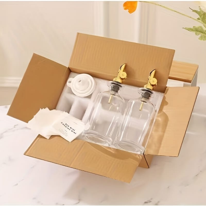 2pcs set coffee syrup dispenser | - Elegant Households KE