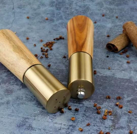 2pcs set Luxury kitchen pepper & salt grinder | - Elegant Households KE